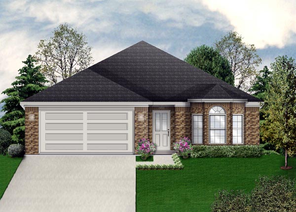 House Plan 79302 - Traditional Style with 1453 Sq Ft, 3 Bed, 2 Ba ...