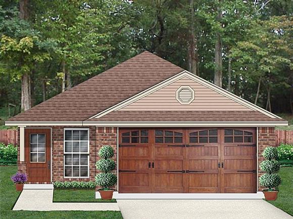 Country, Traditional House Plan 79353 with 3 Beds, 2 Baths, 2 Car Garage Elevation