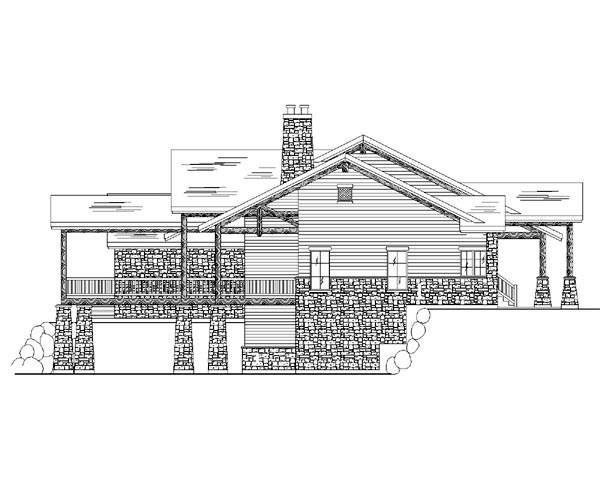 Traditional Plan with 4593 Sq. Ft., 4 Bedrooms, 3 Bathrooms, 3 Car Garage Picture 3