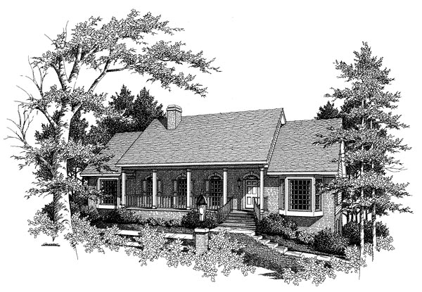 Traditional House Plan 80157 with 3 Beds, 2 Baths, 2 Car Garage Elevation Traditional House Plan 80157 with 3 Beds, 2 Baths, 2 Car Garage Elevation