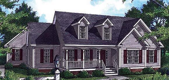Country House Plan 80182 with 3 Beds, 3 Baths, 2 Car Garage Elevation