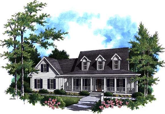 House Plan 80183 with 3 Beds, 3 Baths, 2 Car Garage Elevation