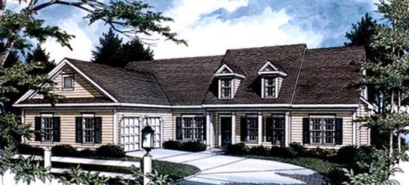 Country House Plan 80184 with 4 Beds, 3 Baths, 2 Car Garage Elevation