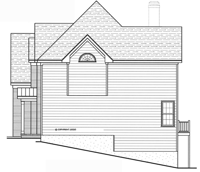 Colonial Plan with 2826 Sq. Ft., 5 Bedrooms, 3 Bathrooms, 2 Car Garage Picture 9