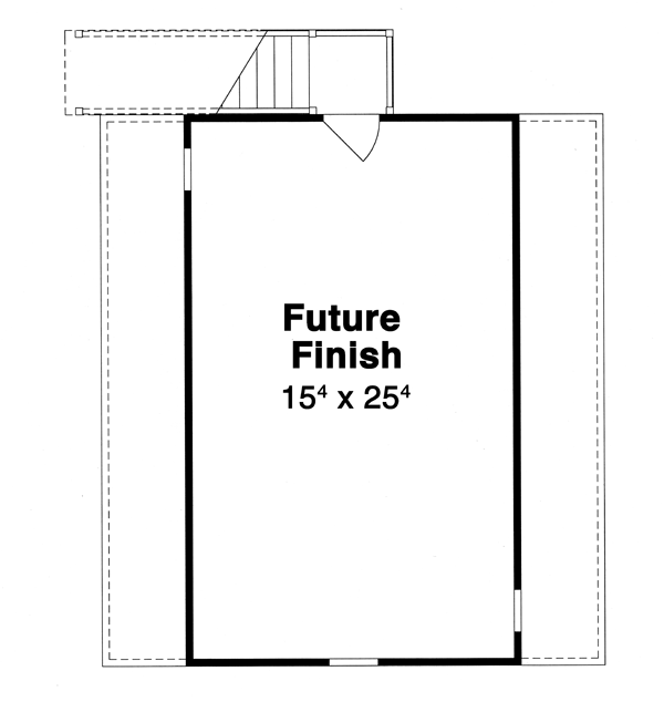 2 Car Garage Apartment Plan 80245 Level Two