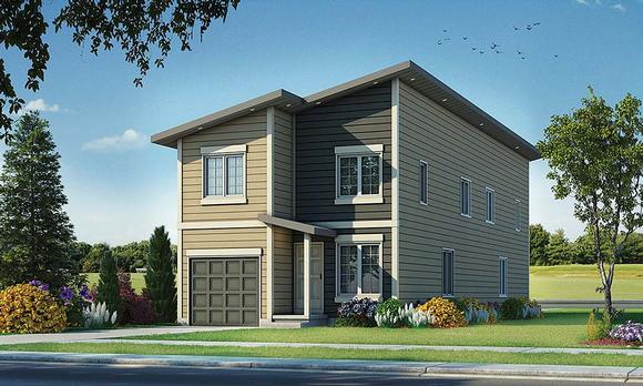 Contemporary, Modern Multi-Family Plan 80461 with 6 Beds, 6 Baths, 2 Car Garage Elevation