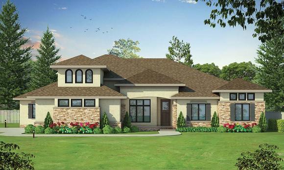 European, French Country House Plan 80492 with 4 Beds, 4 Baths, 3 Car Garage Elevation