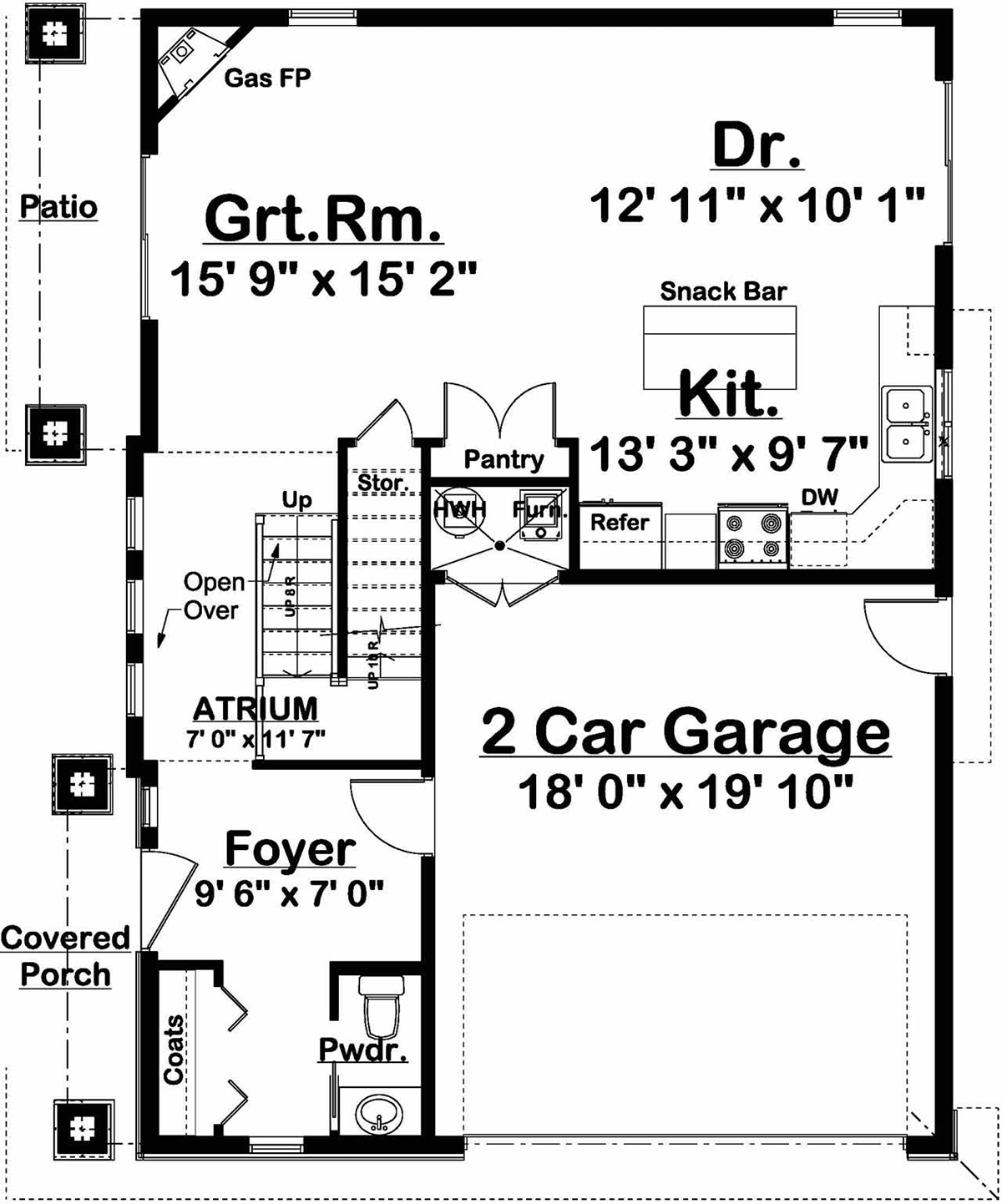 Coastal, Contemporary, Florida, Modern, Prairie House Plan 80520 with 3 Beds, 4 Baths, 2 Car Garage Level One