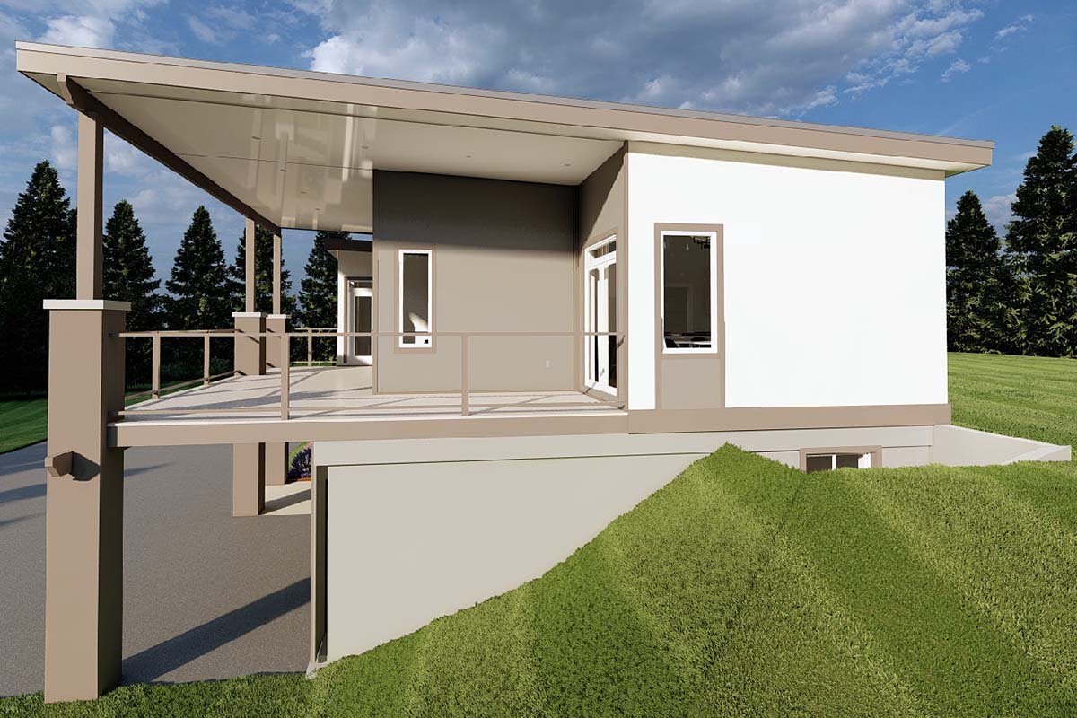 Contemporary, Modern Plan with 2816 Sq. Ft., 3 Bedrooms, 3 Bathrooms, 2 Car Garage Picture 2