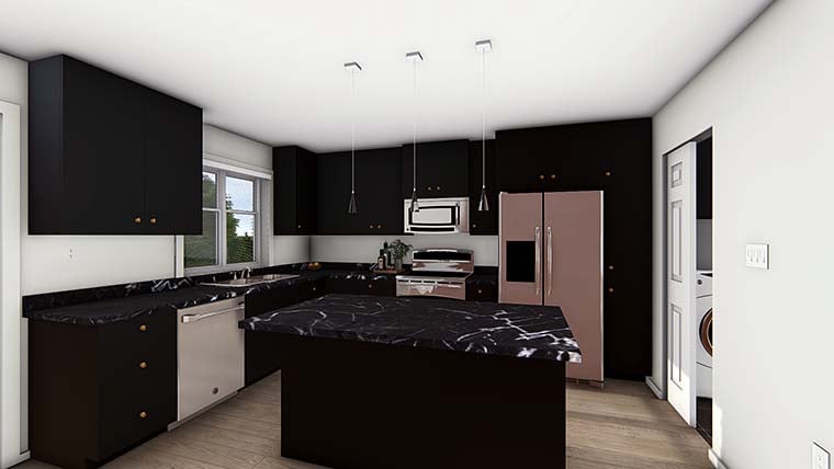 Cottage, Craftsman, Ranch Plan with 624 Sq. Ft., 1 Bedrooms, 1 Bathrooms Picture 6