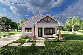 Plan Number 80558 - 750 Square Feet