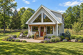 Plan Number 80572 - 1017 Square Feet