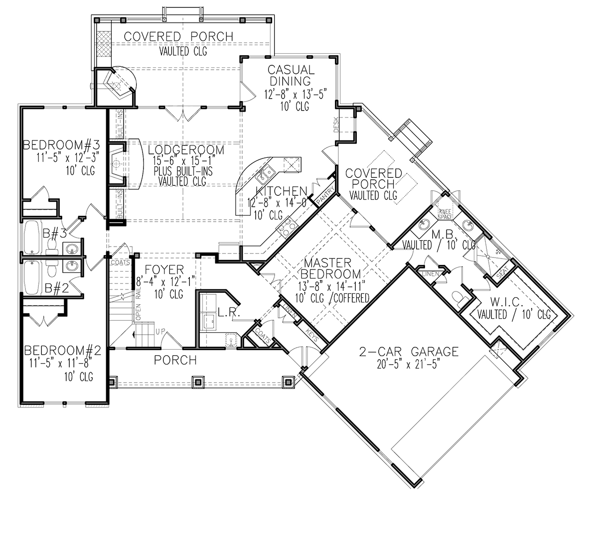 5 bedroom ranch style house plans