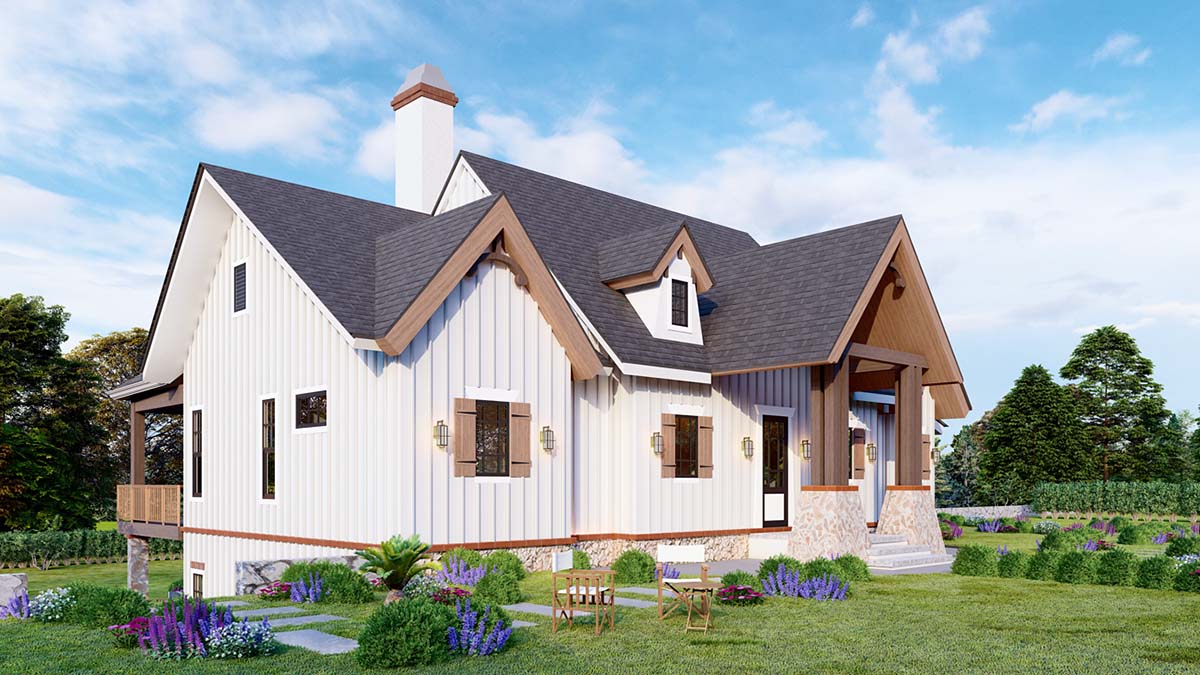 Ranch Plan with 1792 Sq. Ft., 3 Bedrooms, 3 Bathrooms Picture 3