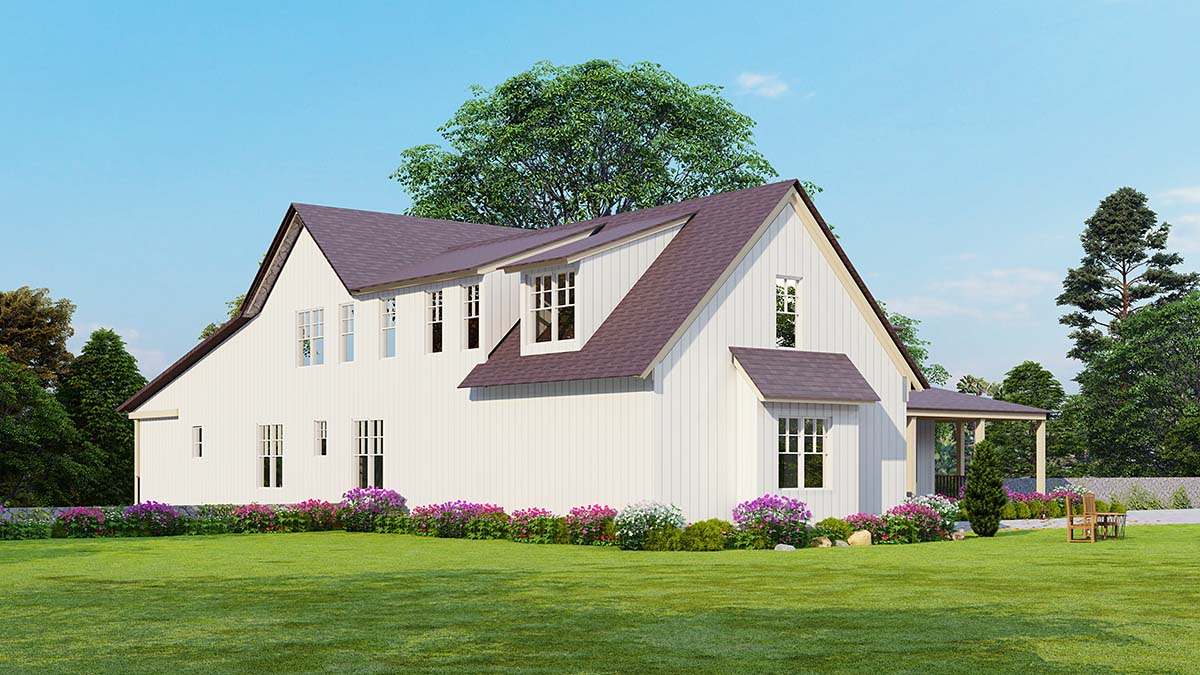 Country, Craftsman, Farmhouse, Southern, Traditional Plan with 3761 Sq. Ft., 2 Car Garage Picture 3