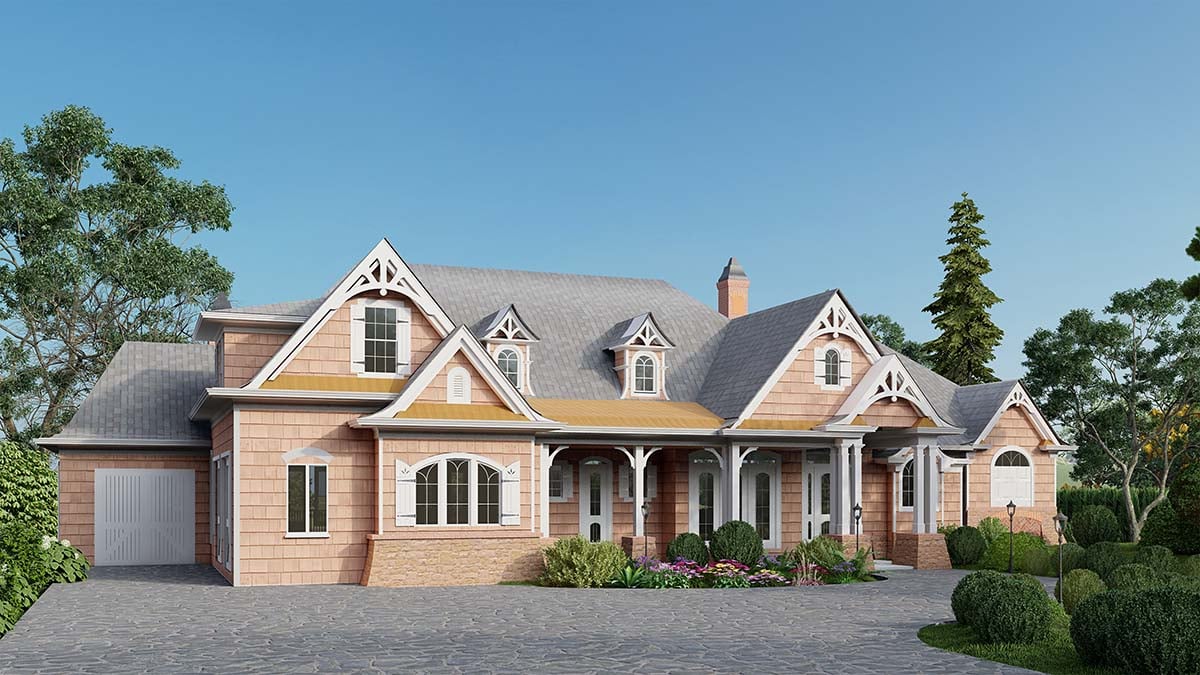 Craftsman, Ranch, Traditional Plan with 2859 Sq. Ft., 4 Bedrooms, 4 Bathrooms, 3 Car Garage Picture 3