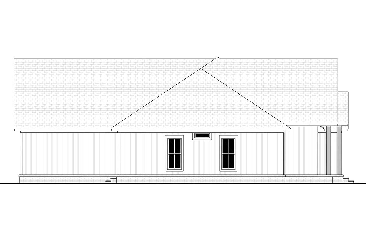 Country, Farmhouse, Southern, Traditional Plan with 2249 Sq. Ft., 3 Bedrooms, 3 Bathrooms, 2 Car Garage Picture 3