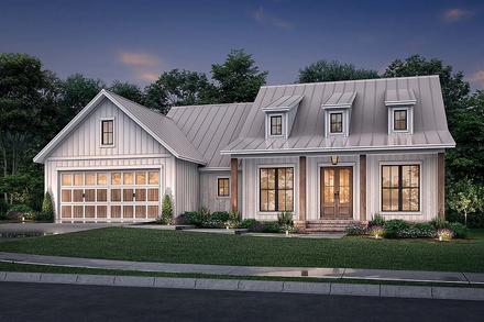 Country, Farmhouse House Plan 80813 with 3 Beds, 2 Baths, 2 Car Garage