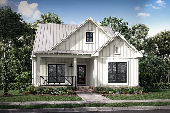 Country, Farmhouse, Traditional House Plan 80815 with 4 Beds, 4 Baths, 2 Car Garage Elevation