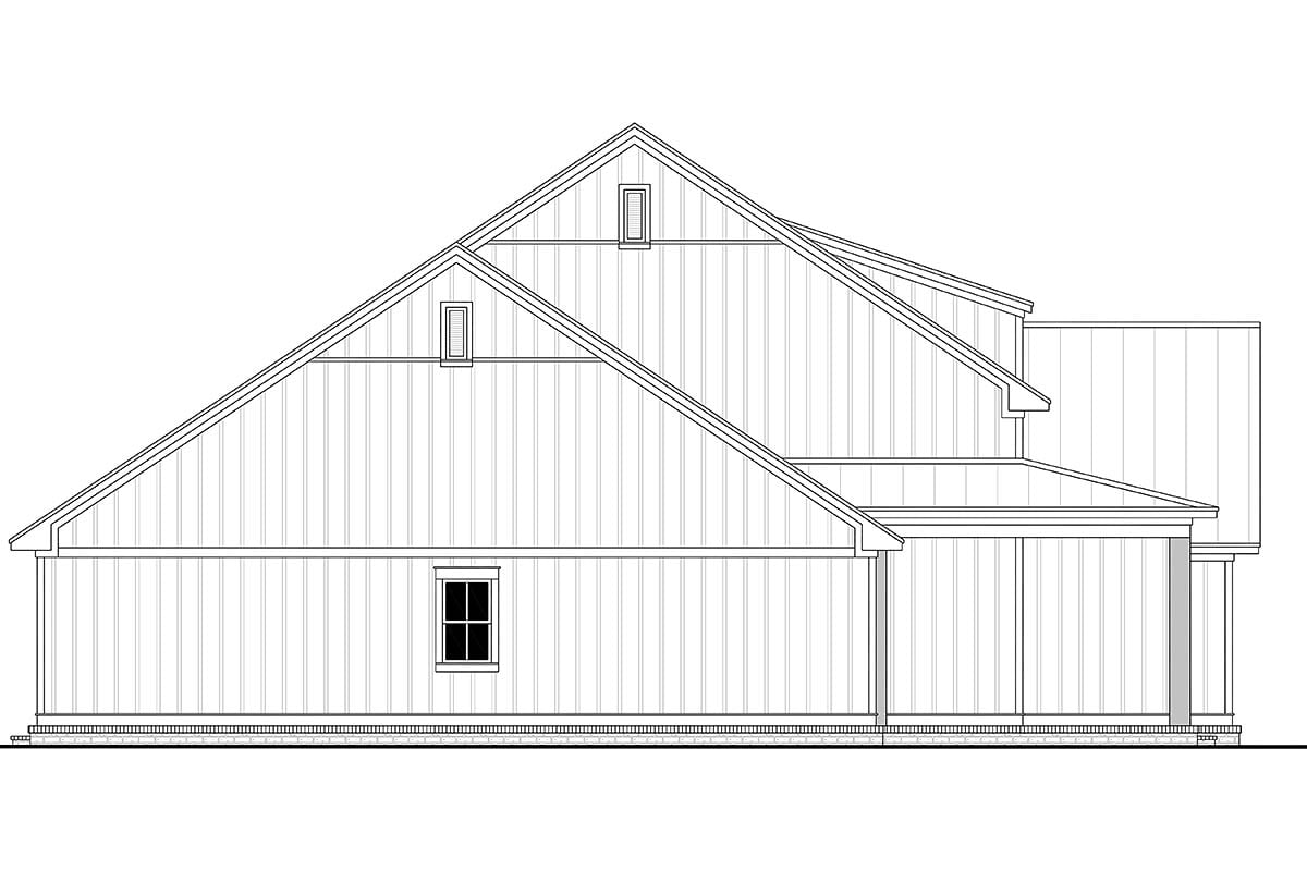 Country, Craftsman, Farmhouse, Traditional Plan with 1956 Sq. Ft., 3 Bedrooms, 3 Bathrooms, 2 Car Garage Picture 3