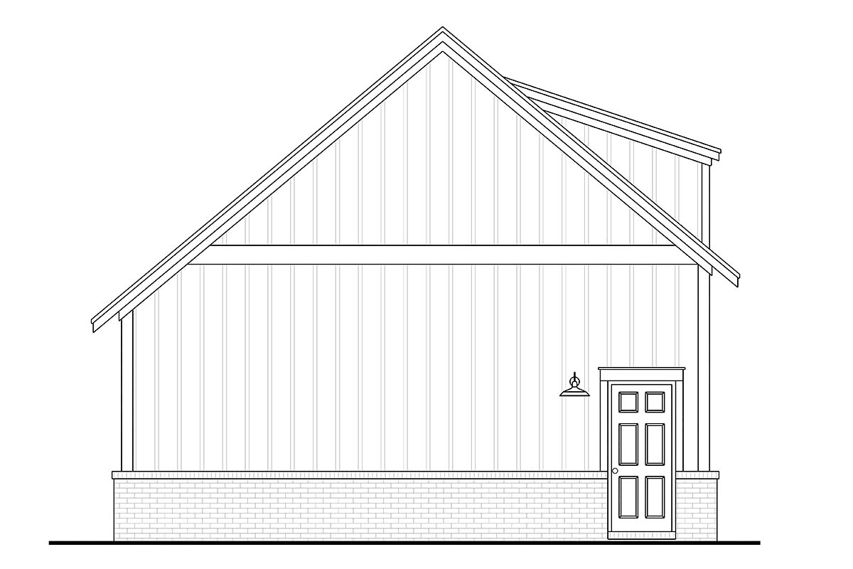 Country, Craftsman, Farmhouse, Traditional Plan, 2 Car Garage Picture 3