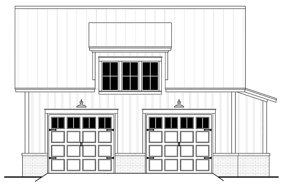 Country, Craftsman, Farmhouse, Traditional Plan, 2 Car Garage Picture 4