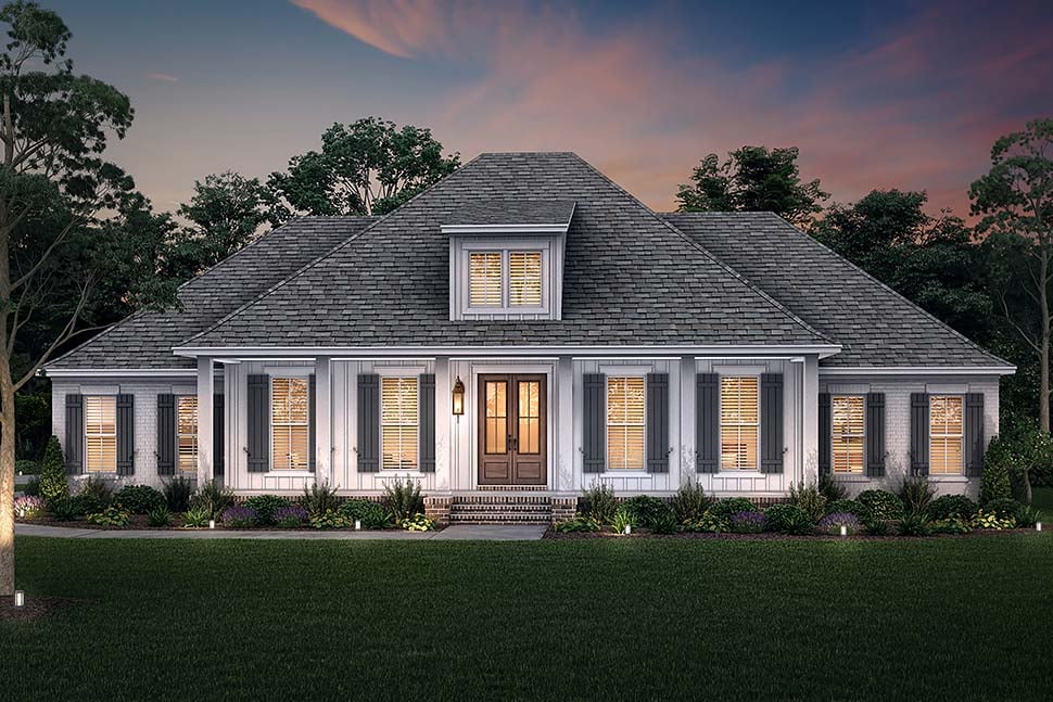 Country, Farmhouse, Traditional Plan with 2720 Sq. Ft., 4 Bedrooms, 4 Bathrooms, 3 Car Garage Picture 5
