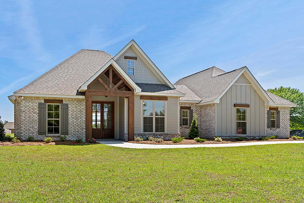 Country, Craftsman, Farmhouse, Traditional Plan with 1998 Sq. Ft., 4 Bedrooms, 3 Bathrooms, 2 Car Garage Picture 8
