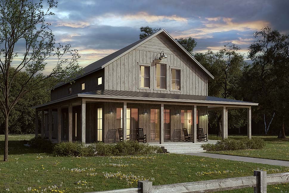 Barndominium, Country, Farmhouse, Southern Plan with 2703 Sq. Ft., 4 Bedrooms, 4 Bathrooms Picture 7