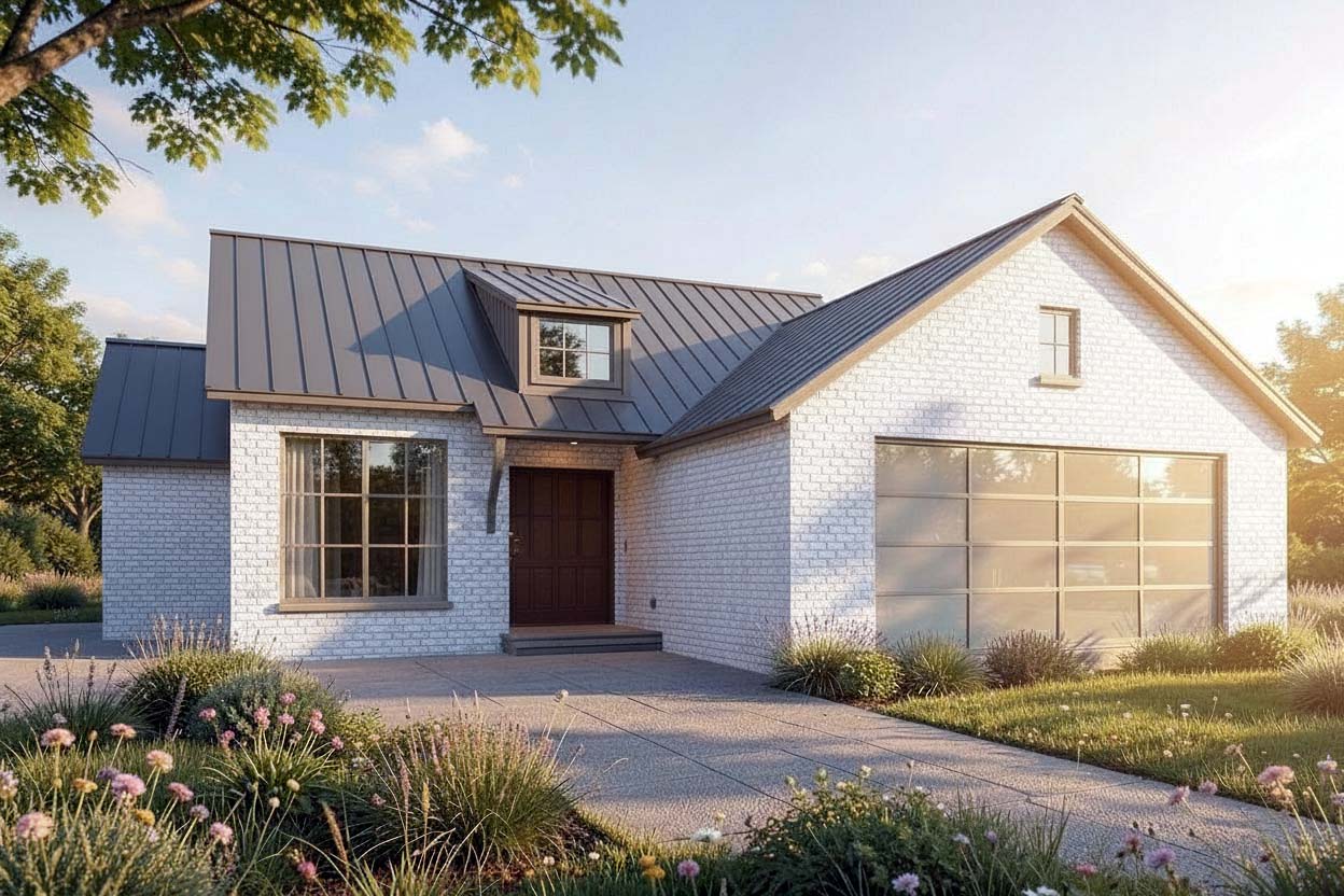 Farmhouse, Traditional Plan with 1775 Sq. Ft., 3 Bedrooms, 3 Bathrooms, 2 Car Garage Picture 5