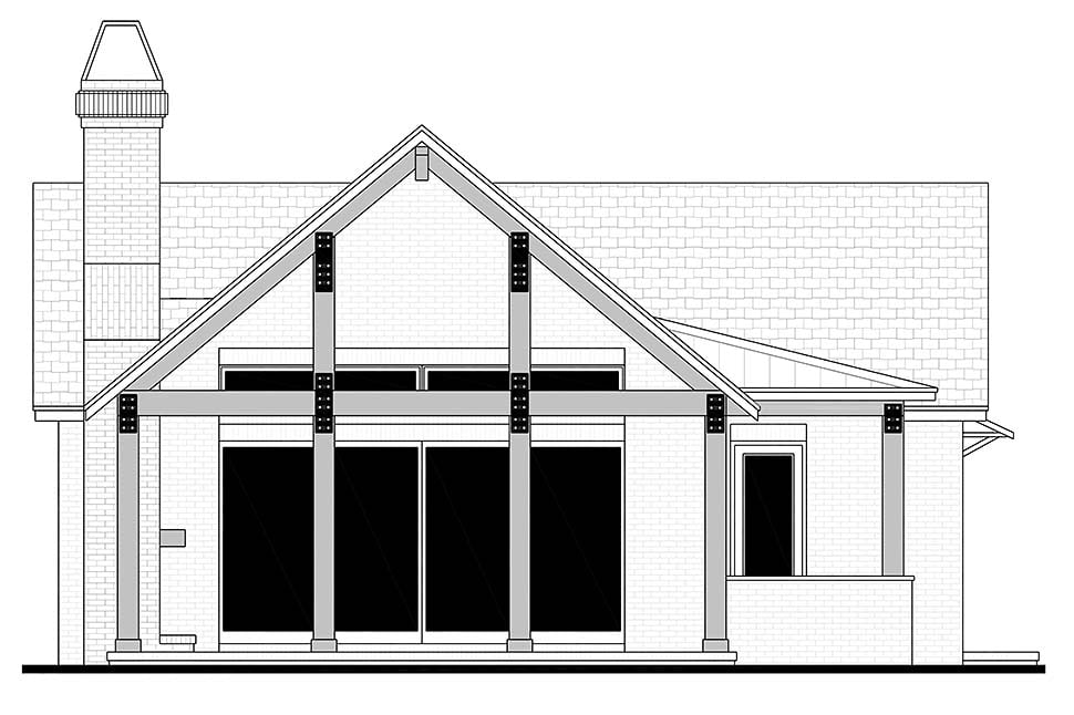 Modern, Southern Plan with 506 Sq. Ft., 1 Bathrooms, 1 Car Garage Picture 5