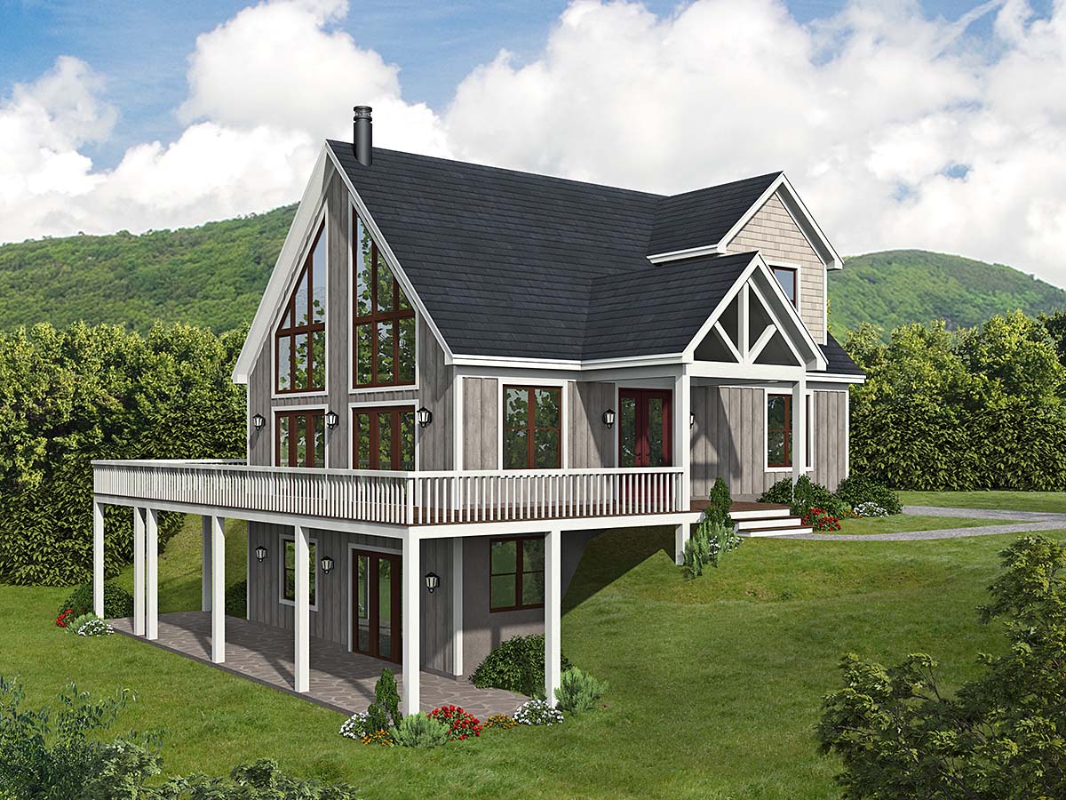 Country, Prairie, Ranch, Traditional House Plan 80933 with 4 Beds, 3 Baths Elevation