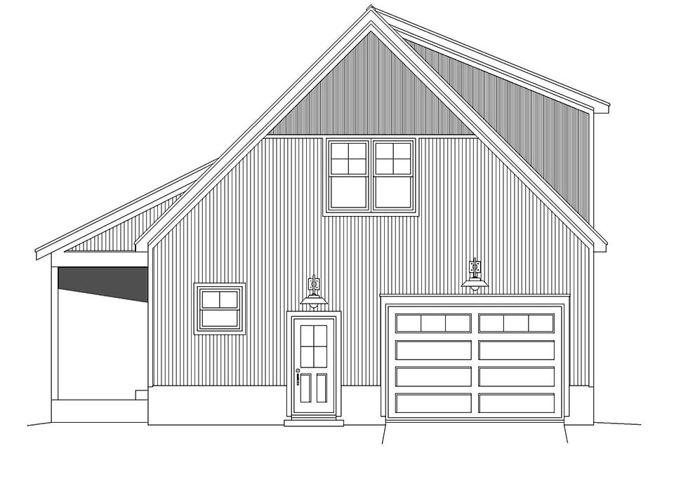 Contemporary, Modern Plan with 1770 Sq. Ft., 1 Bathrooms, 1 Car Garage Picture 4