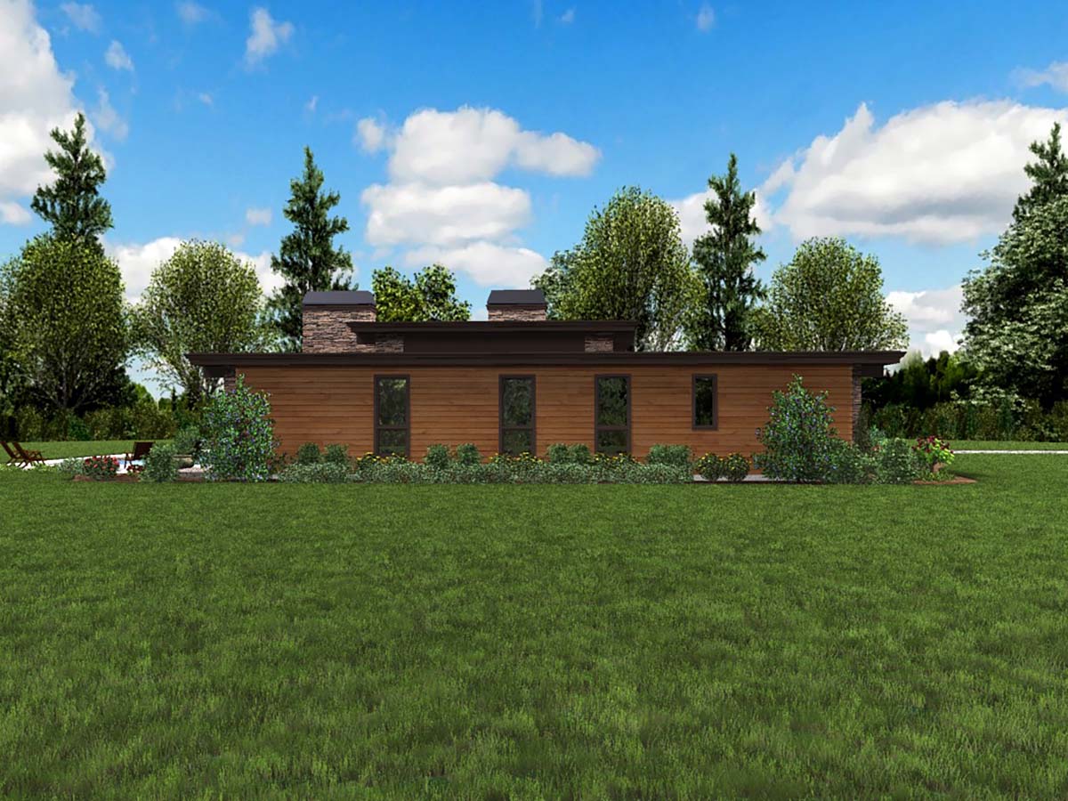 Contemporary, Modern Plan with 2557 Sq. Ft., 3 Bedrooms, 3 Bathrooms, 2 Car Garage Picture 3