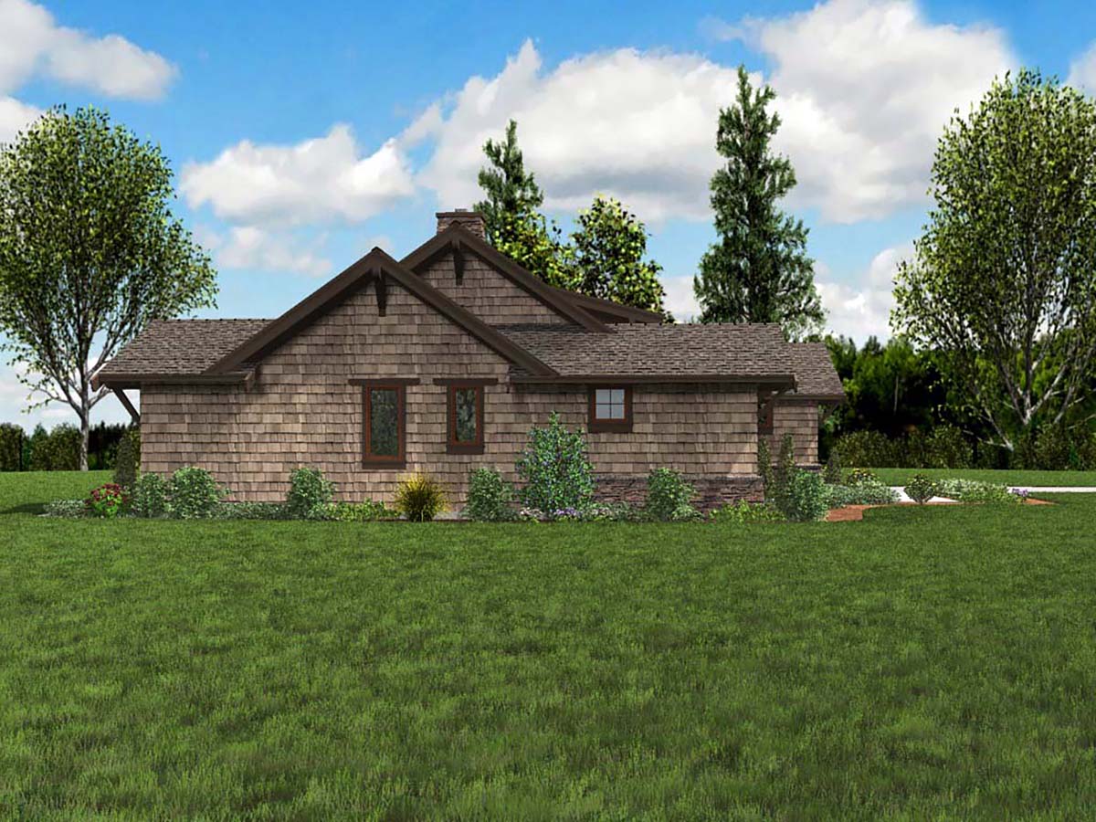 Bungalow, Craftsman Plan with 1988 Sq. Ft., 3 Bedrooms, 3 Bathrooms, 2 Car Garage Picture 3