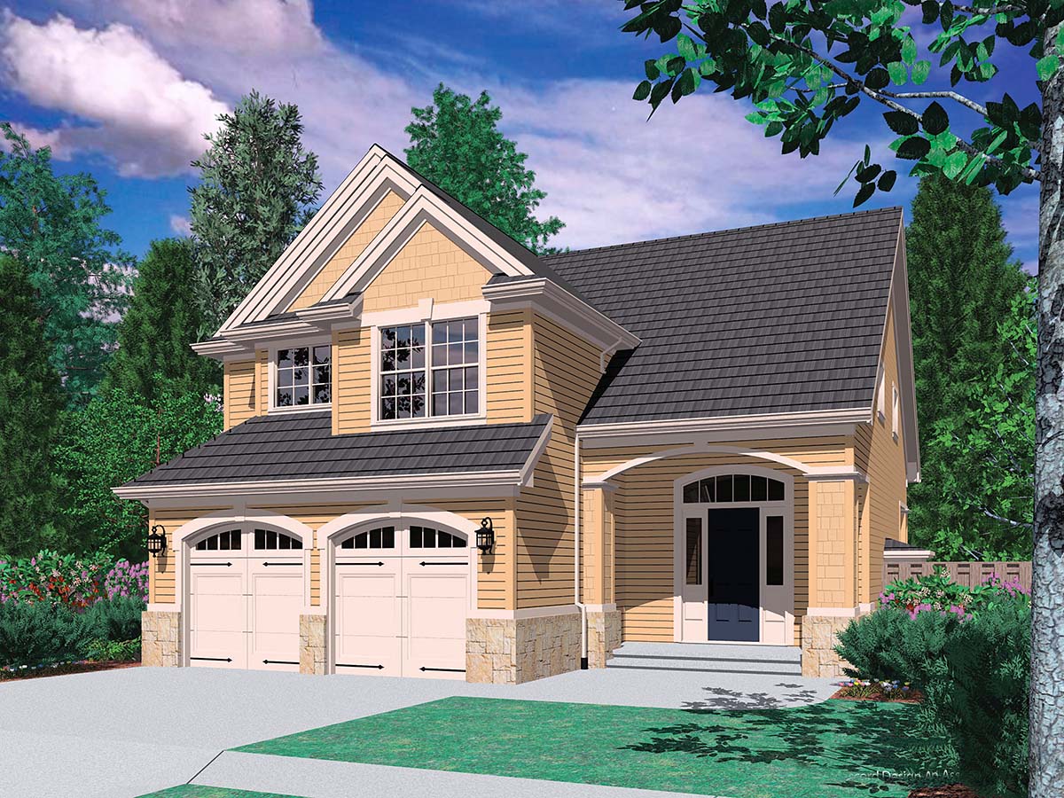House Plan 81233 - Traditional Style with 1500 Sq Ft, 3 Bed, 2 Ba