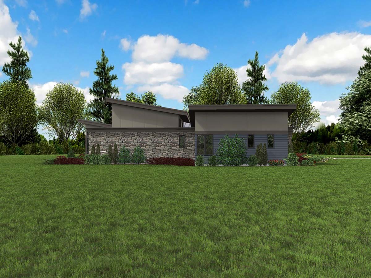 Contemporary, Modern Plan with 2749 Sq. Ft., 3 Bedrooms, 3 Bathrooms, 2 Car Garage Picture 3