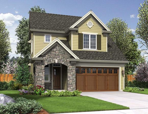 Traditional House Plan 81254 with 3 Beds, 3 Baths, 2 Car Garage Elevation