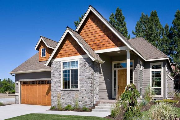 Craftsman, Traditional House Plan 81269 with 3 Beds, 3 Baths, 2 Car Garage Elevation