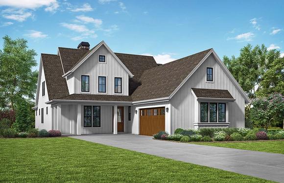 Traditional House Plan 81296 with 3 Beds, 3 Baths, 2 Car Garage Elevation