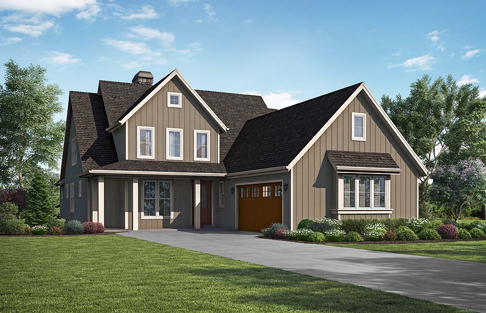 Traditional Plan with 2490 Sq. Ft., 3 Bedrooms, 3 Bathrooms, 2 Car Garage Picture 4