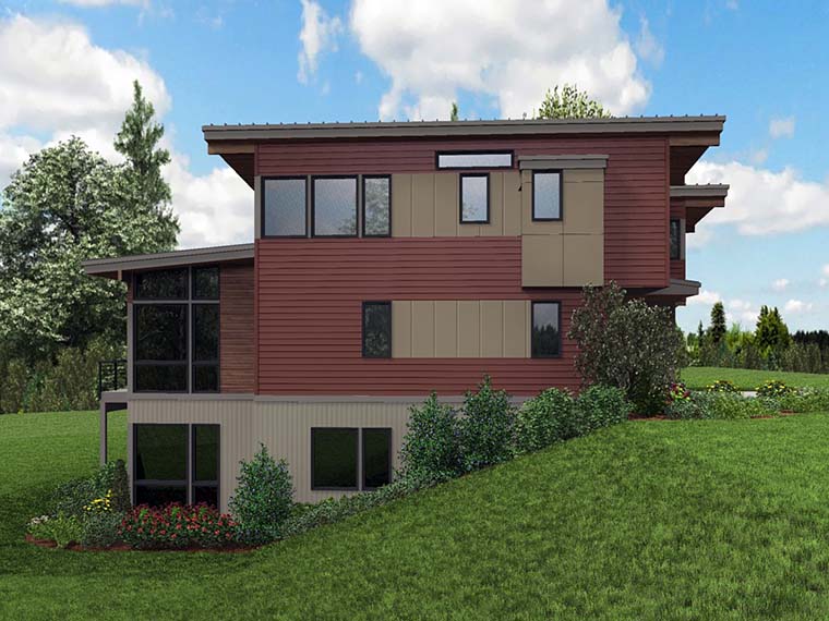 Contemporary, Modern Plan with 3026 Sq. Ft., 4 Bedrooms, 4 Bathrooms, 2 Car Garage Picture 6