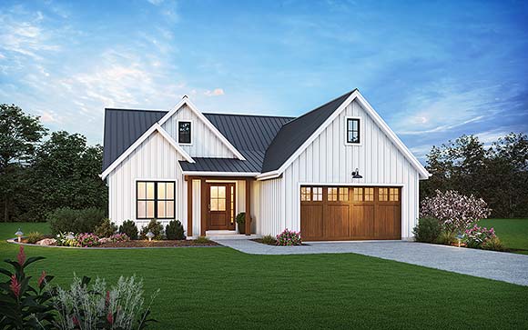 House Plan 81347 - Ranch Style with 1866 Sq Ft, 4 Bed, 2 Bath