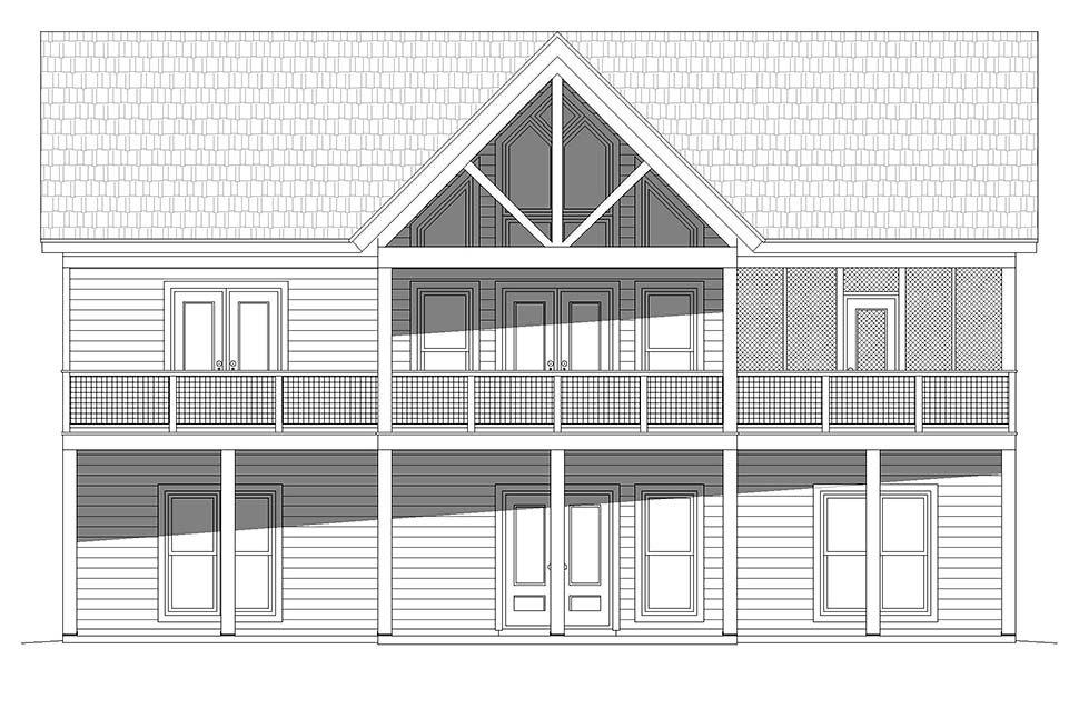 House Plan 81516 - Traditional Style with 1273 Sq Ft, 3 Bed, 2 Ba ...