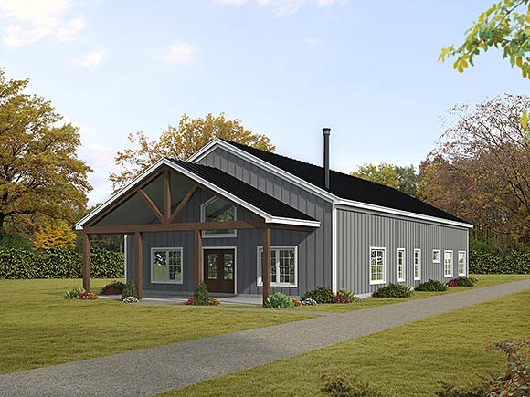 Country, Traditional House Plan 81578 with 4 Beds, 3 Baths, 3 Car Garage Elevation