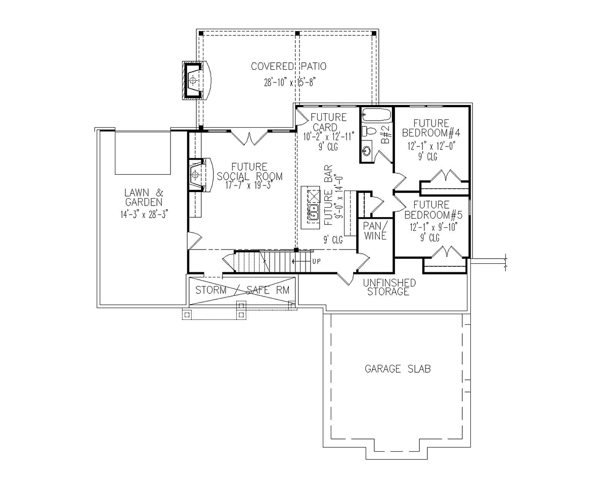 House Plan 81621 - Traditional Style With 1800 Sq Ft, 3 Bed, 2 Ba