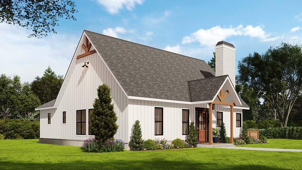Farmhouse Plan with 3573 Sq. Ft., 5 Bedrooms, 4 Bathrooms Picture 10
