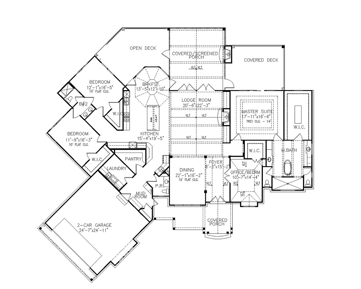 House Plan 81646 - New American Style with 3224 Sq Ft, 4 Bed House Plan 81646 - New American Style with 3224 Sq Ft, 4 Bed