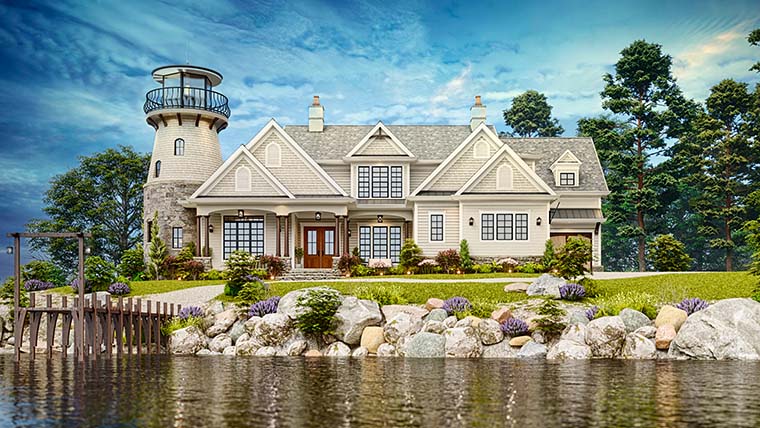 Cape Cod, Coastal, Colonial, Cottage, Craftsman, Traditional Plan with 3448 Sq. Ft., 4 Bedrooms, 4 Bathrooms, 3 Car Garage Picture 6