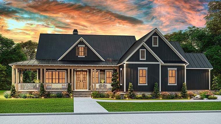 Craftsman, Ranch Plan with 2761 Sq. Ft., 3 Bedrooms, 3 Bathrooms, 2 Car Garage Picture 6